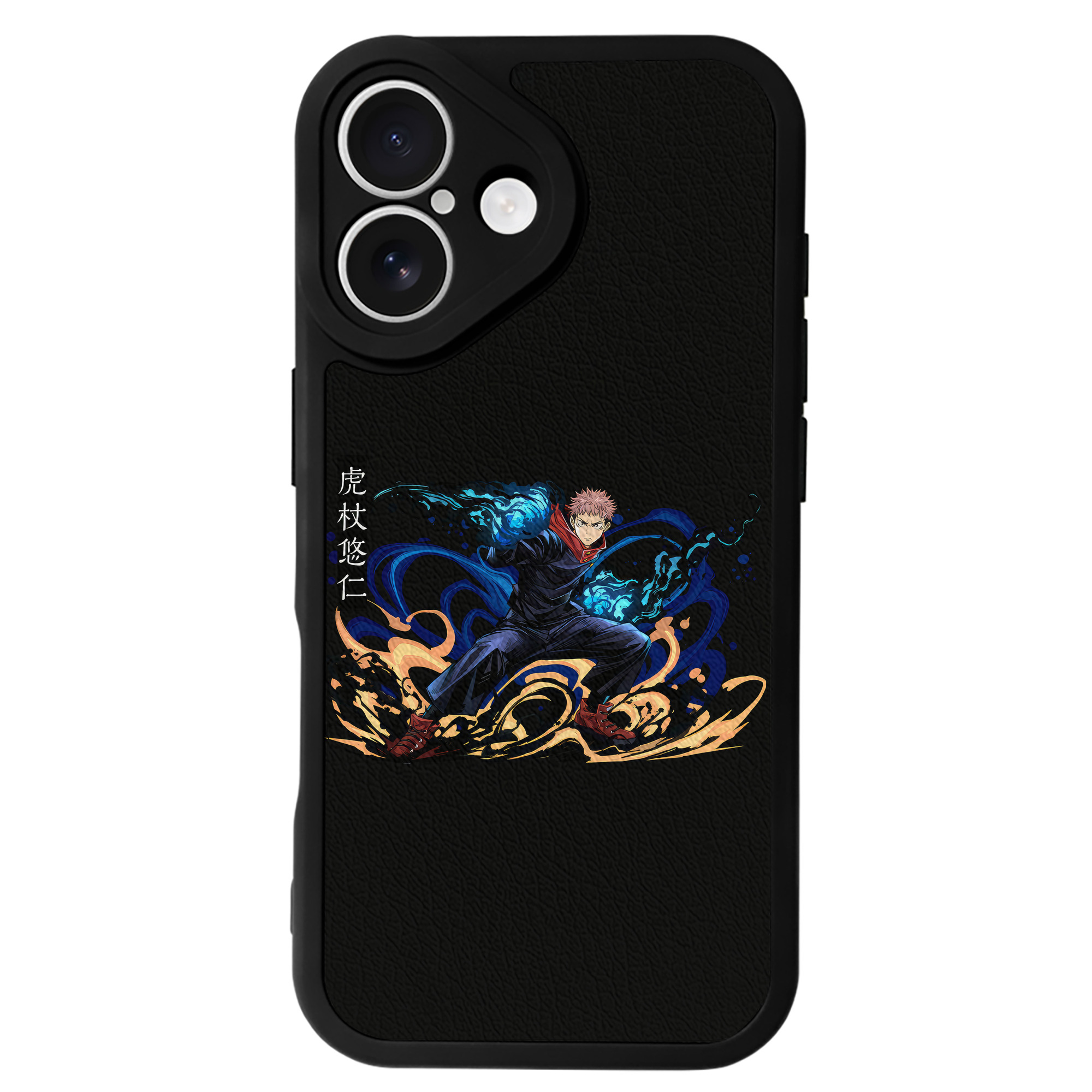 （画像用） 呪術廻戦 Jujutsu Kaisen 【iPhone 16シリーズ対応】シリコンスマホケース（レザー調） 材質：シリコン